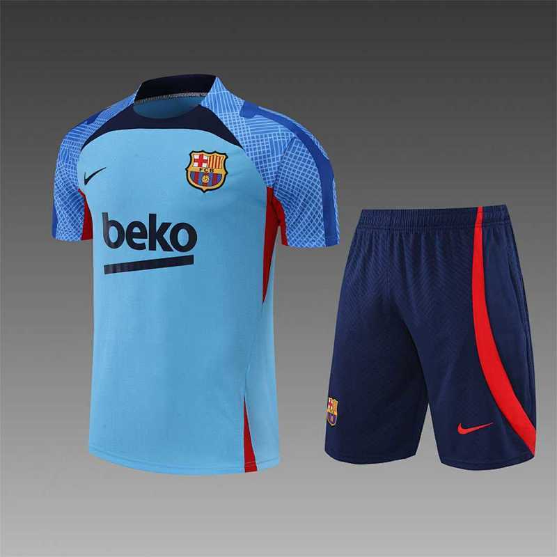 Ensemble FC Barcelone Bleu Prématch 22/23