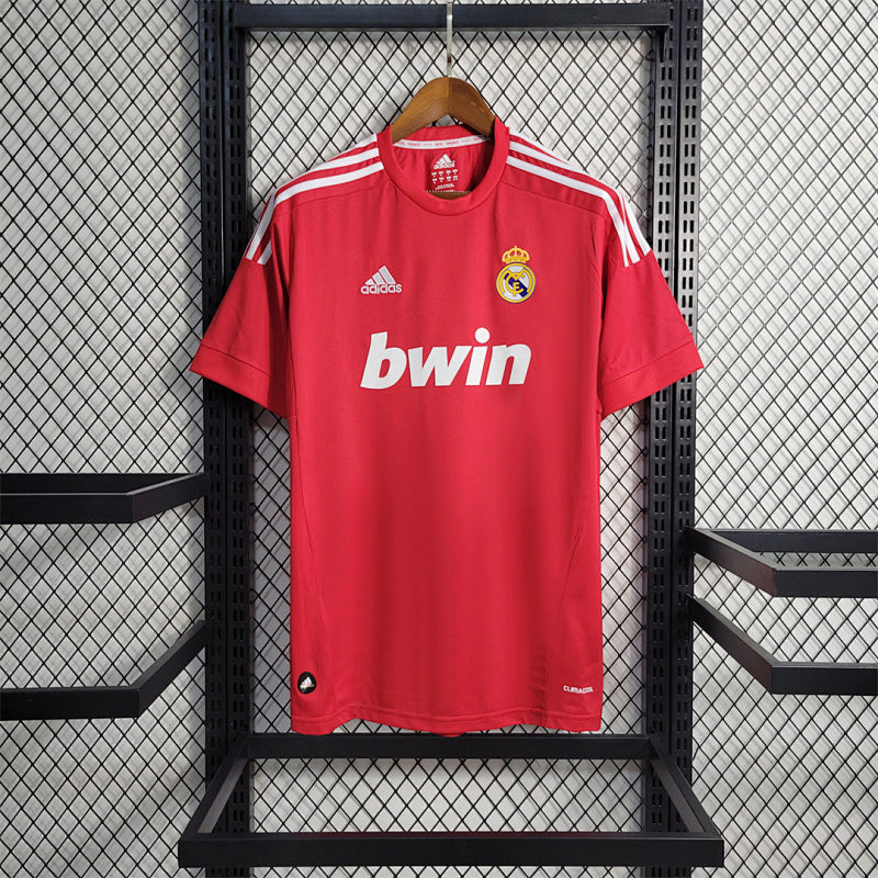 Maillot Real Madrid Rouge Extérieur 11/12