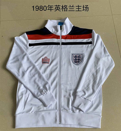 Veste Angleterre Blanc Rétro 1980