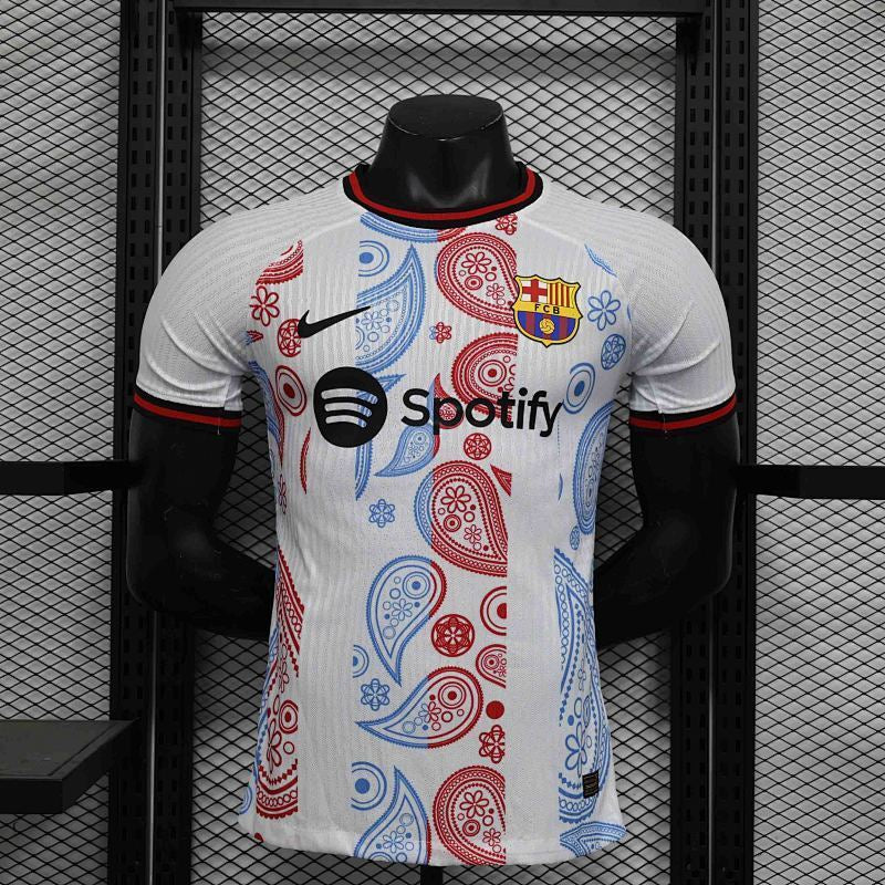 Maillot FC Barcelone Blanc Édition spéciale Player Version 24/25 (2)