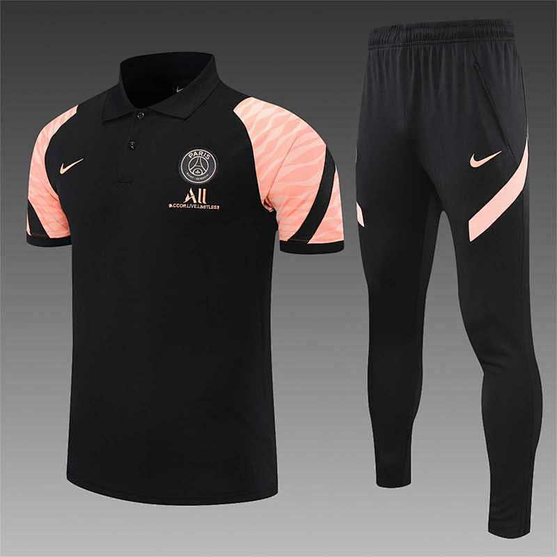 Polo PSG Noir Rose