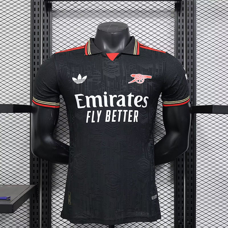 Maillot Arsenal Noir Player Version 25/26