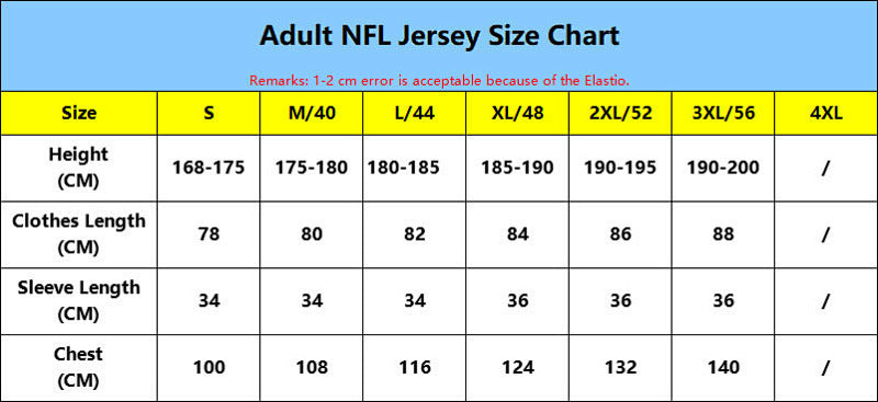 Maillot NFL Chart 25/26