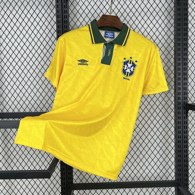 Maillot Brésil Vintage Domicile Rétro 91/93/93