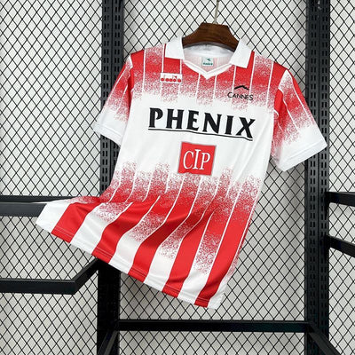 AS Cannes Vintage Home Retro Jersey 1991/92