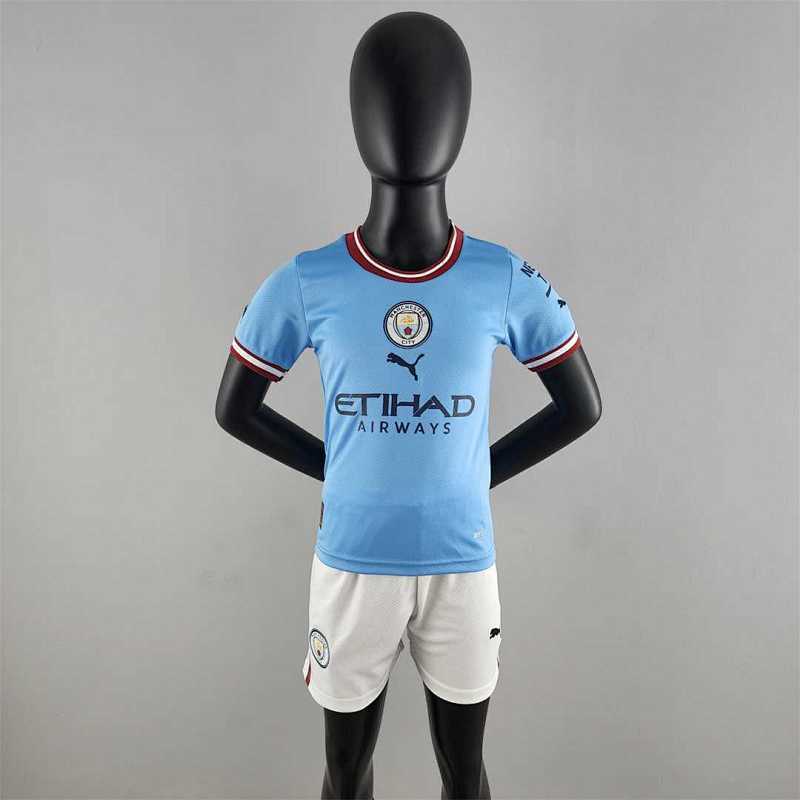 Ensemble Enfant Manchester City Domicile 22/23
