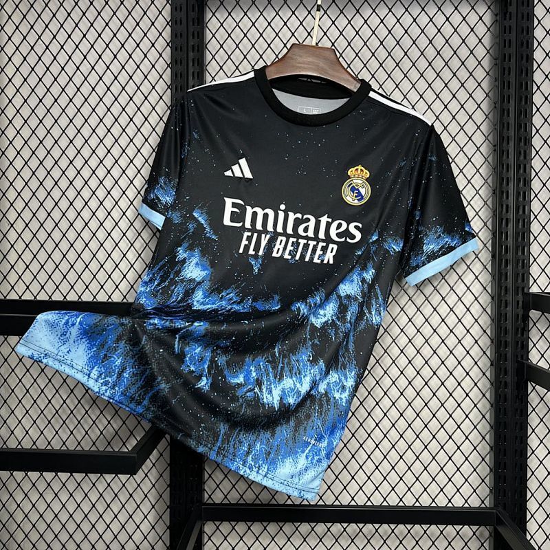 Maillot Real Madrid Noir Bleu 24/25