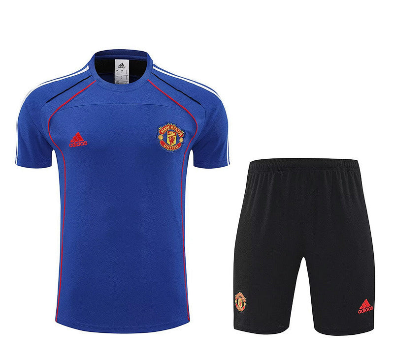 Ensemble Manchester United Bleu Prématch 25/26