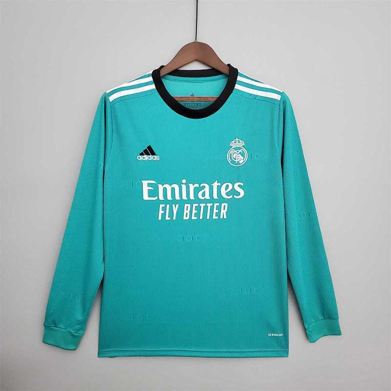 Maillot Real Madrid Extérieur Manches Longues 21/22
