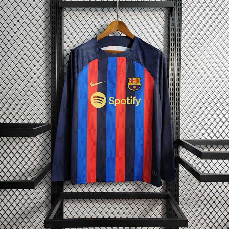Maillot FC Barcelone Domicile Manches Longues 22/23