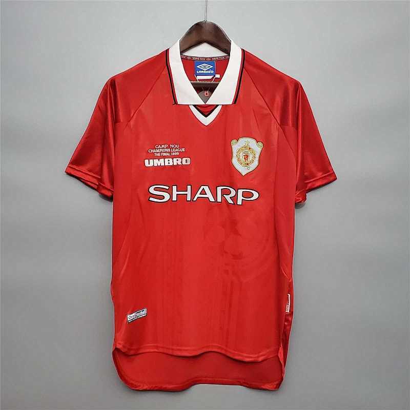 Maillot Manchester United Domicile Rétro 1999/00