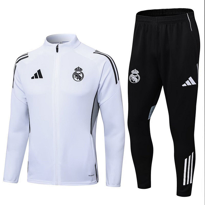 Survêtement Real Madrid Blanc&Noir 25/26
