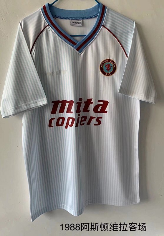 Maillot Aston Villa Extérieur Rétro 1988