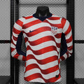 Maillot États-Unis Domicile Manches Longues Coupe du Monde 2026