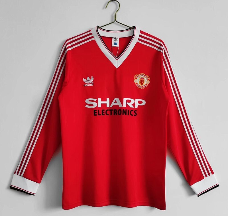 Maillot Manchester United Domicile Rétro 82/83