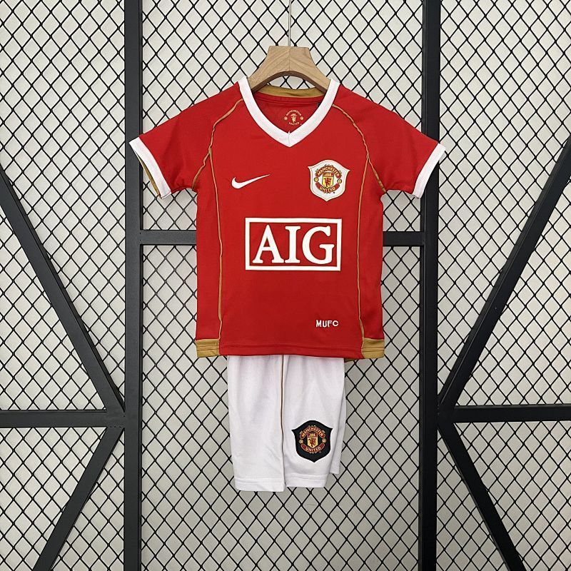 Conjunto Niño Manchester United Local 06/07