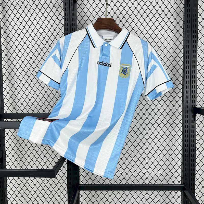 Maillot Argentina Vintage Domicile Rétro 1996