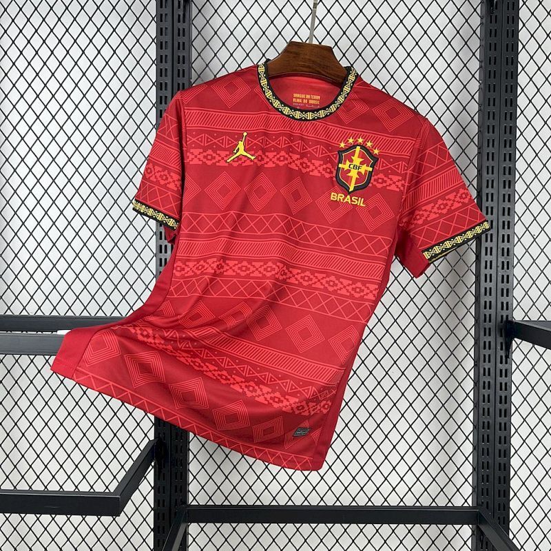 Maillot Brésil Rouge 2025 (2)