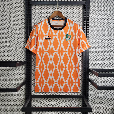 Maillot Côte d’Ivoire Orange Prématch 2023