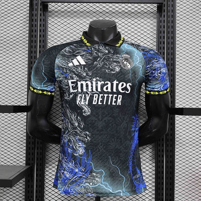 Maillot Real Madrid Noir Bleu Player Version 24/25