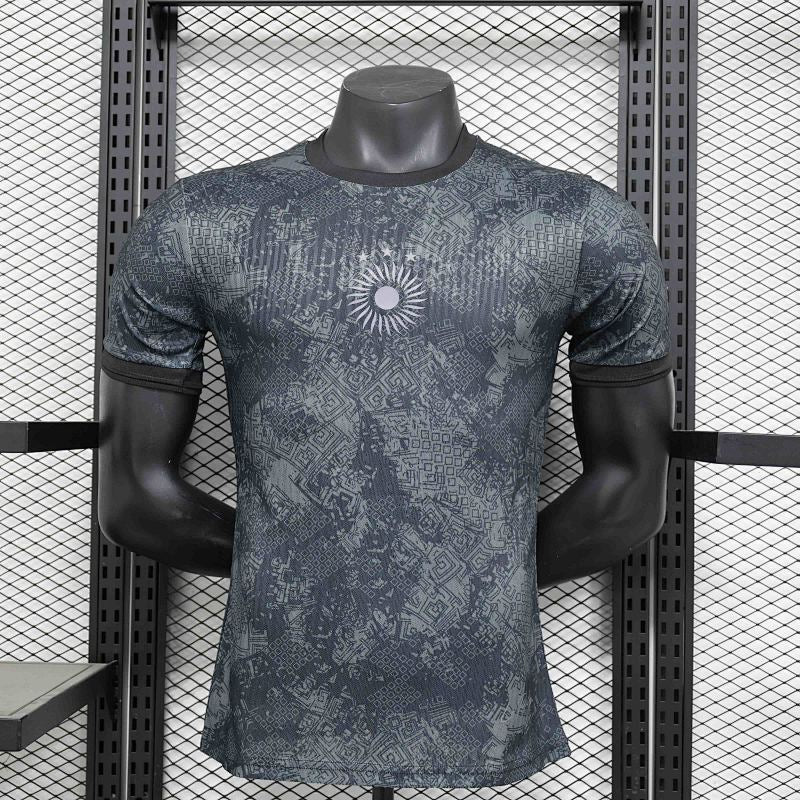 Maillot Argentine Noir Player Version 2024