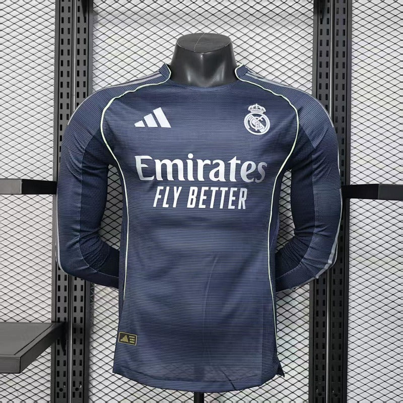 Maillot Real Madrid Extérieur Manches Longues 25/26