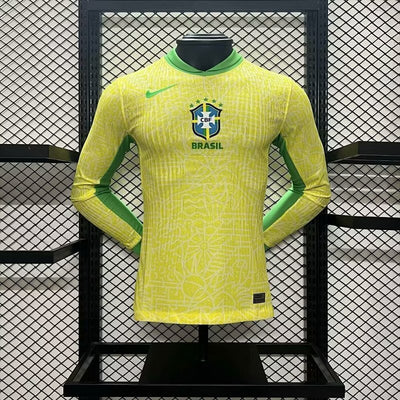 Maillot Brésil Sleeves Domicile Manches Longues 2024