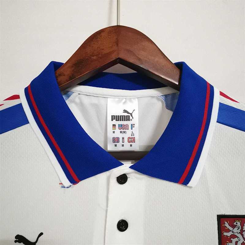 Polo Tchéquie Blanco Visitante Retro 1996