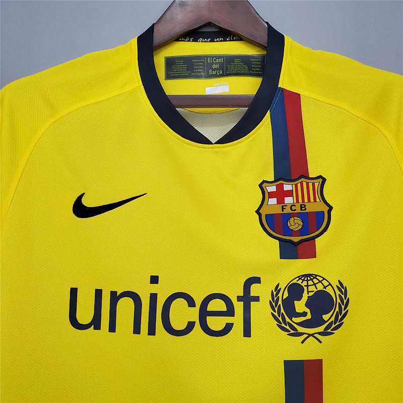 Camiseta FC Barcelona Visitante Retro 2008/09