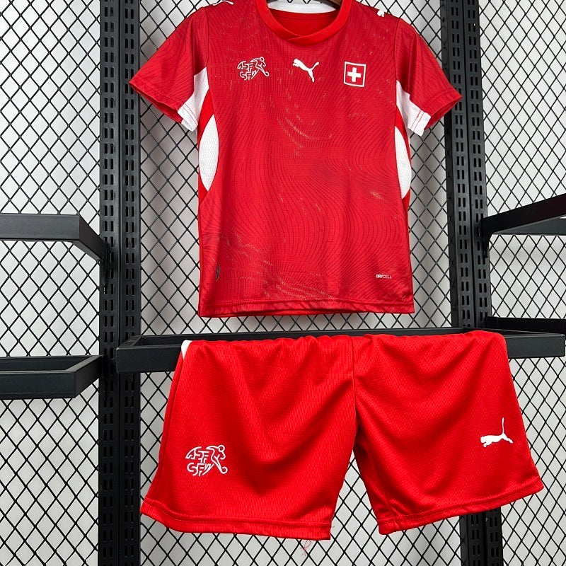 Maillot Suisse Domicile Enfant Coupe du Monde 2026