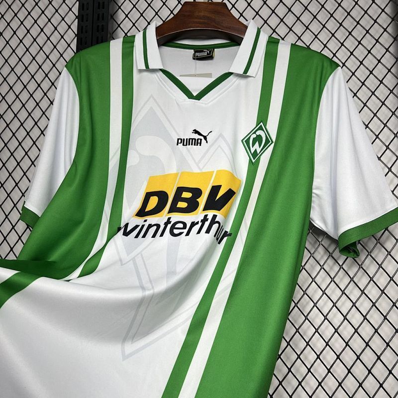 Maillot Werder Bremen Vintage Domicile Rétro 96/97