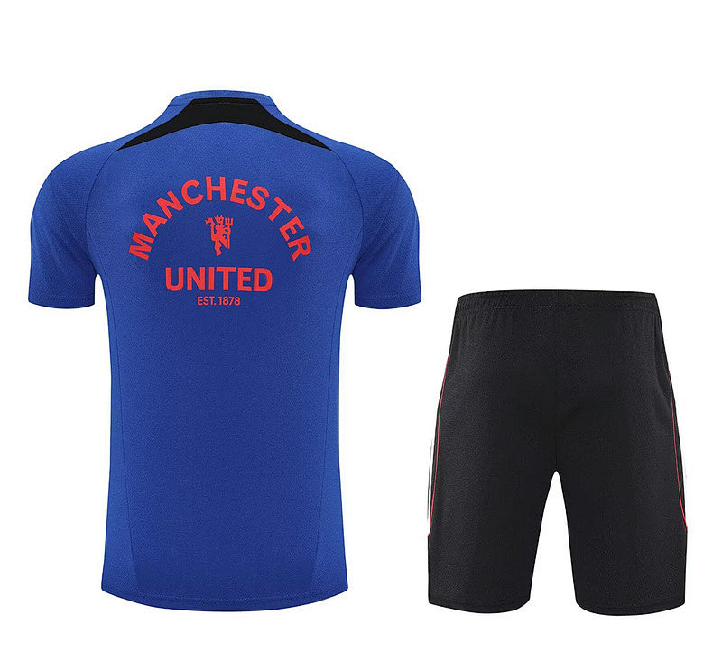 Ensemble Manchester United Bleu Prématch 25/26