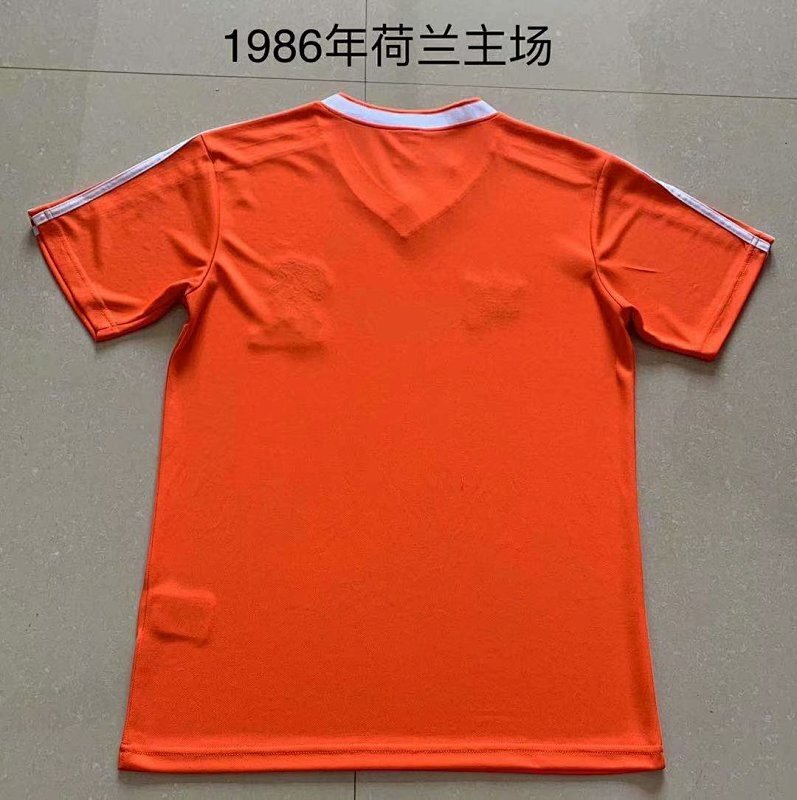 Maillot Netherlands Domicile Rétro 1986