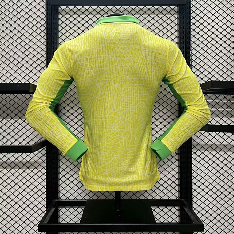 Maillot Brésil Sleeves Domicile Manches Longues 25/26