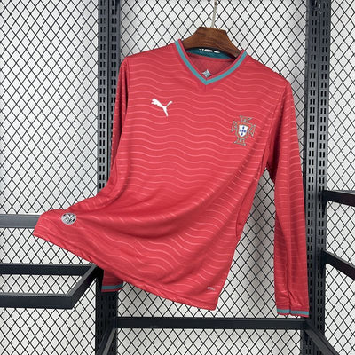 Maillot Portugal Domicile Manches Longues Coupe du Monde 2026