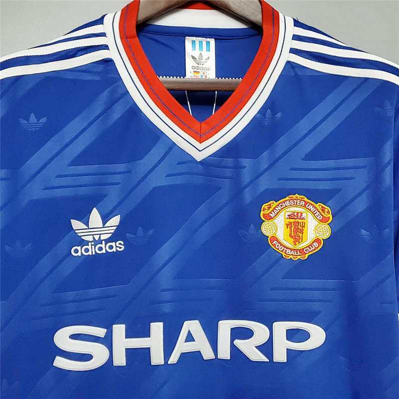 Camiseta Manchester United Visitante Retro 1986/88