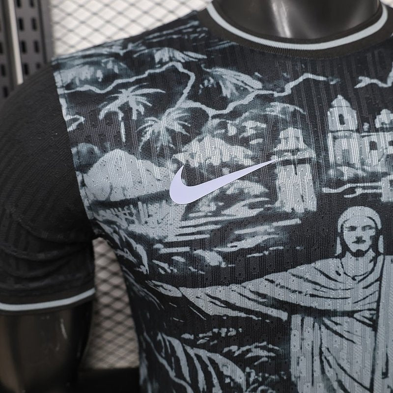 Maillot Brazil Jesus Grey Player Version 26/27