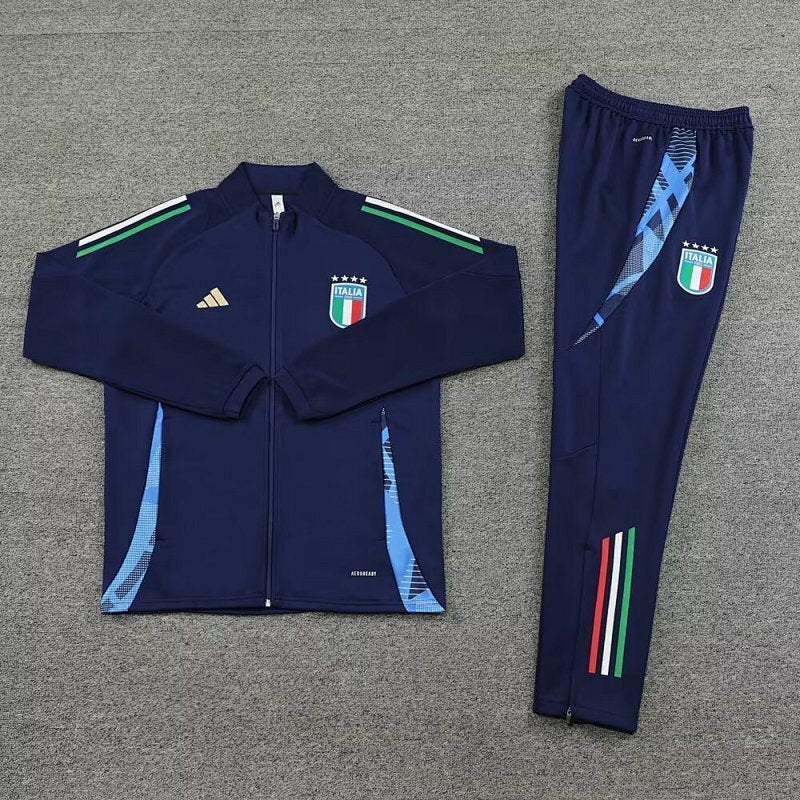 Maillot Italy Navy Manches Longues 25/26