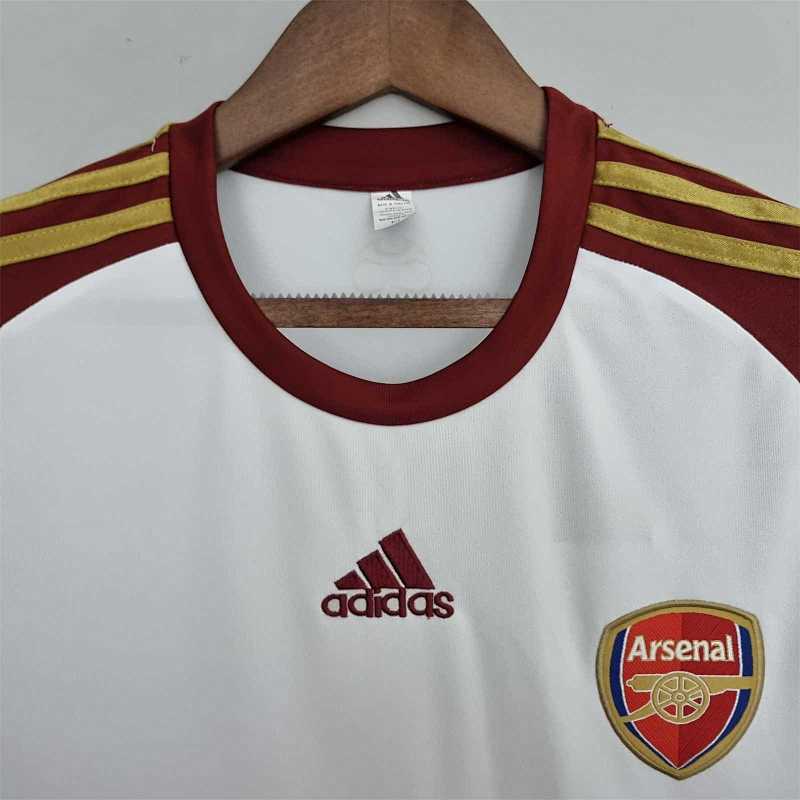Maillot Arsenal Blanc Prématch 22/23