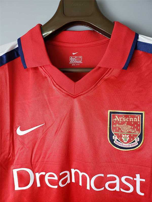 Maillot Arsenal Domicile Rétro 2000/01