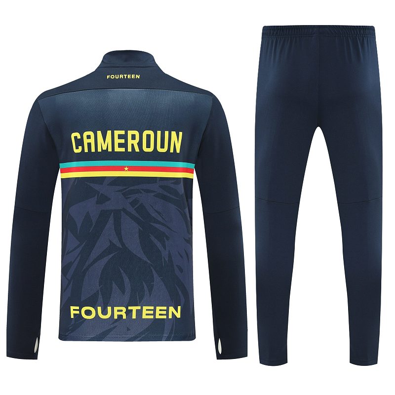 Maillot Cameroon Navy Sweatshirt Pre-Match 25/26
