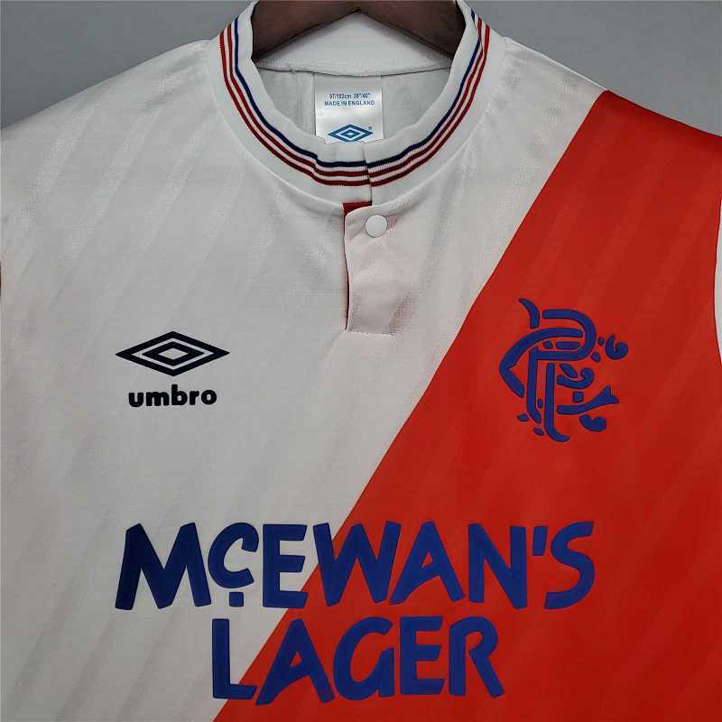 Maillot Rangers Extérieur 87/88