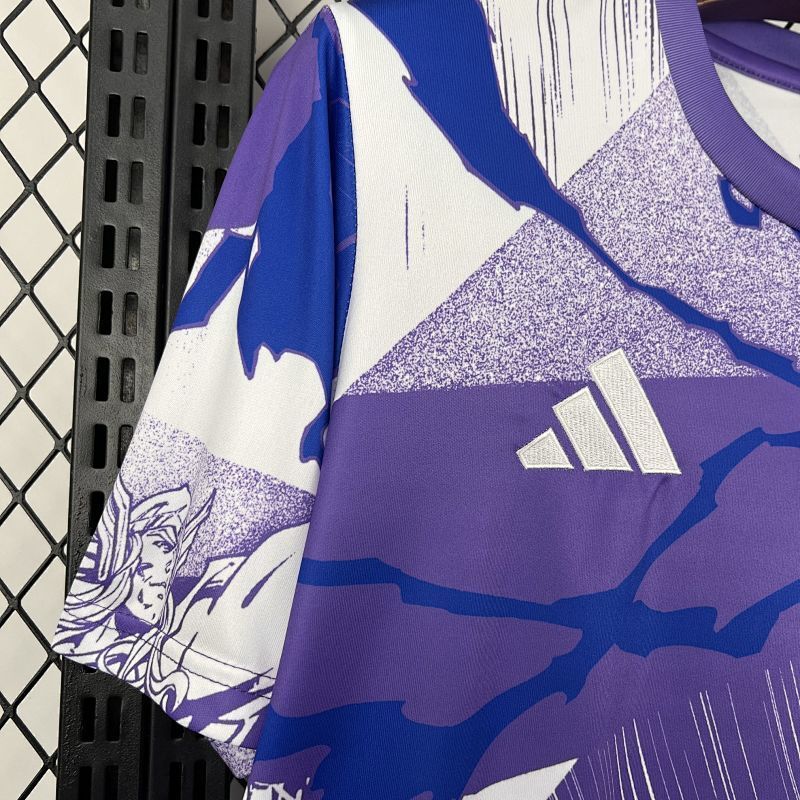 Maillot Real Madrid Blanc&Violet Prématch 25/26