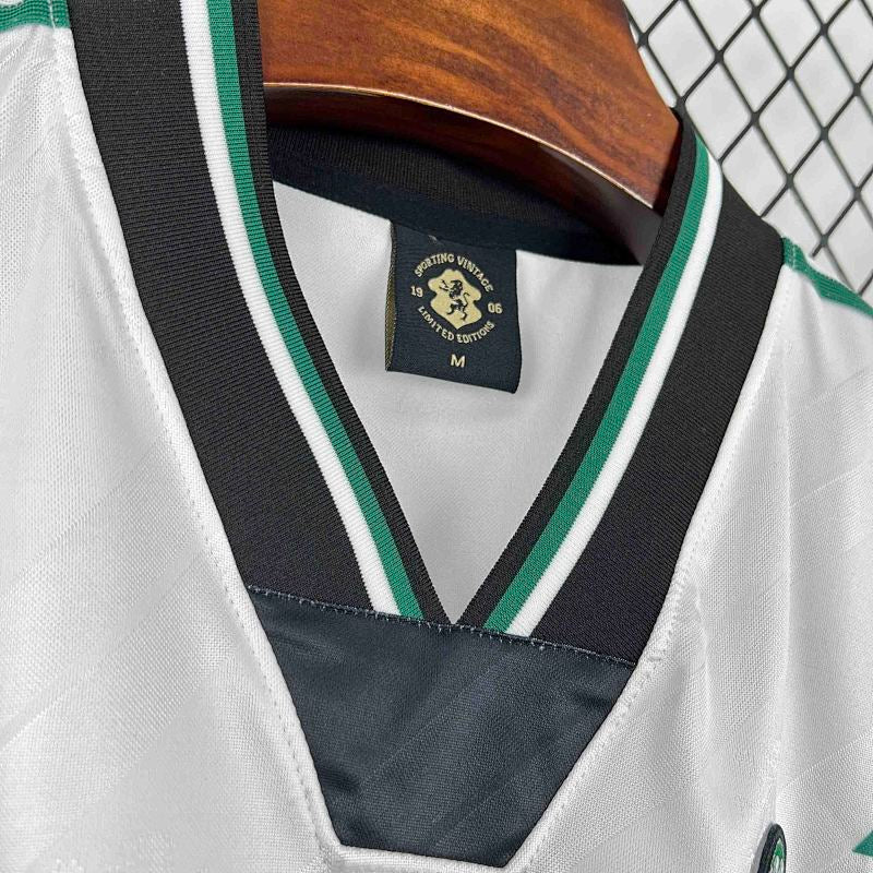 Sporting CP White Retro Jersey 25/26