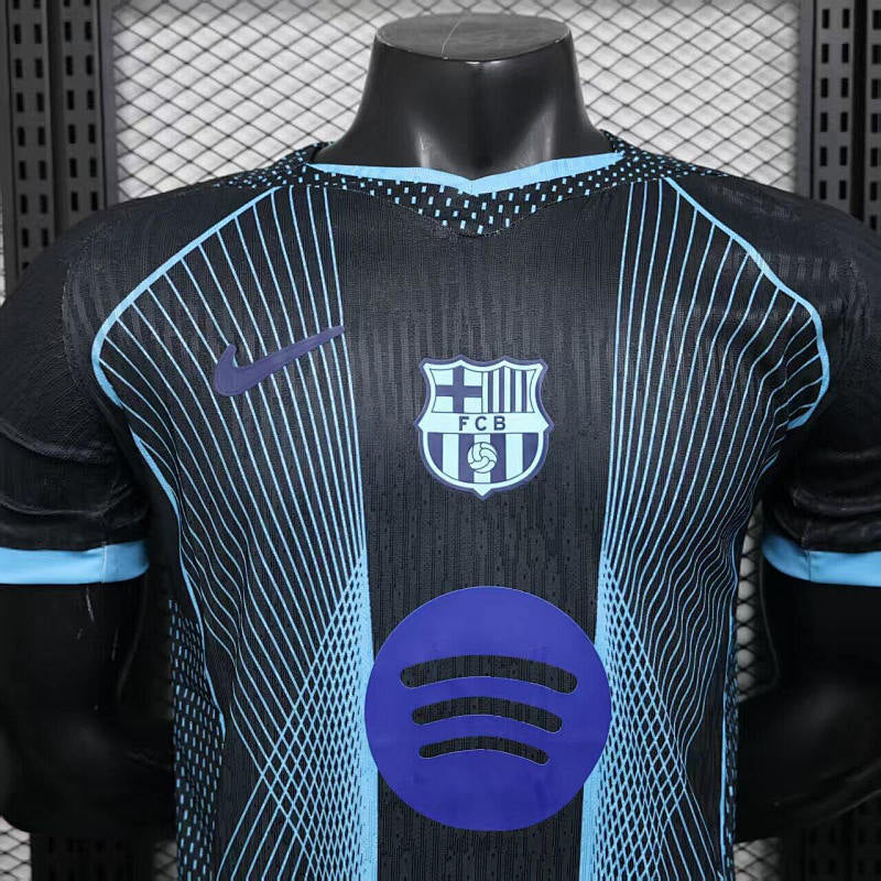 Maillot FC Barcelone Bleu Vert Player Version 25/26
