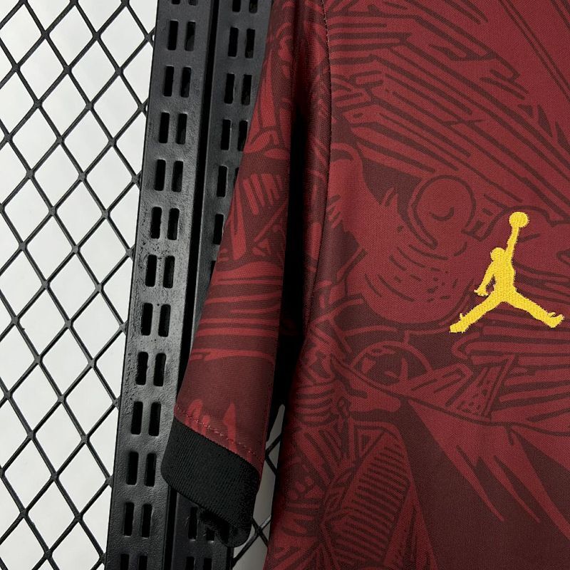 Maillot Brésil Rouge 2025