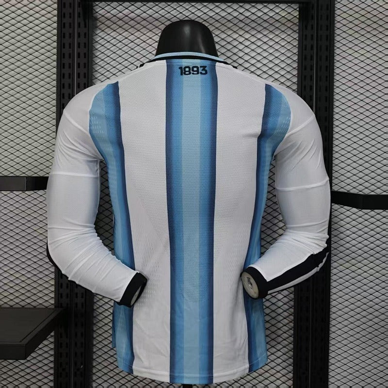 Maillot Argentine Domicile Manches Longues Coupe du Monde 2026