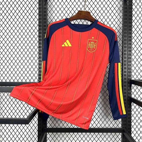 Maillot Espagne Domicile Manches Longues Coupe du Monde 2026