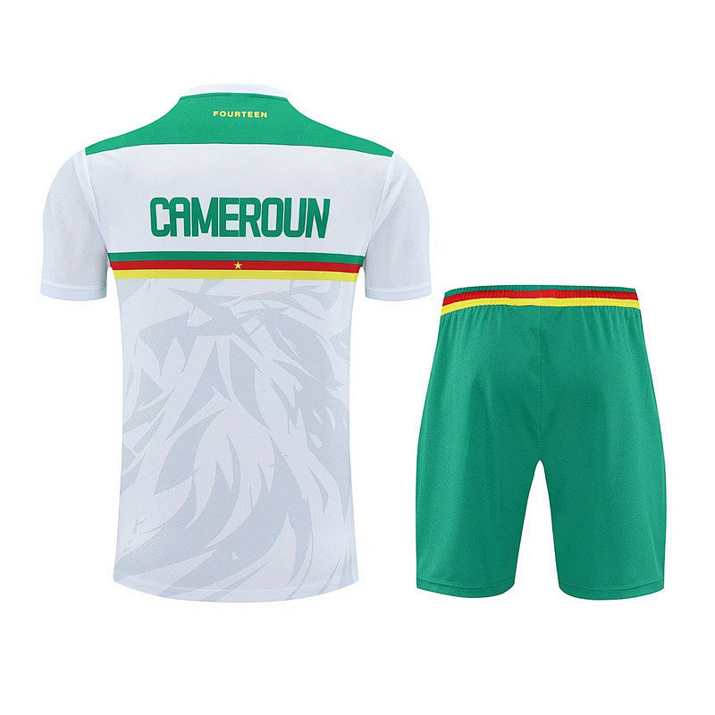 Ensemble Cameroun Blanc Prématch 25/26