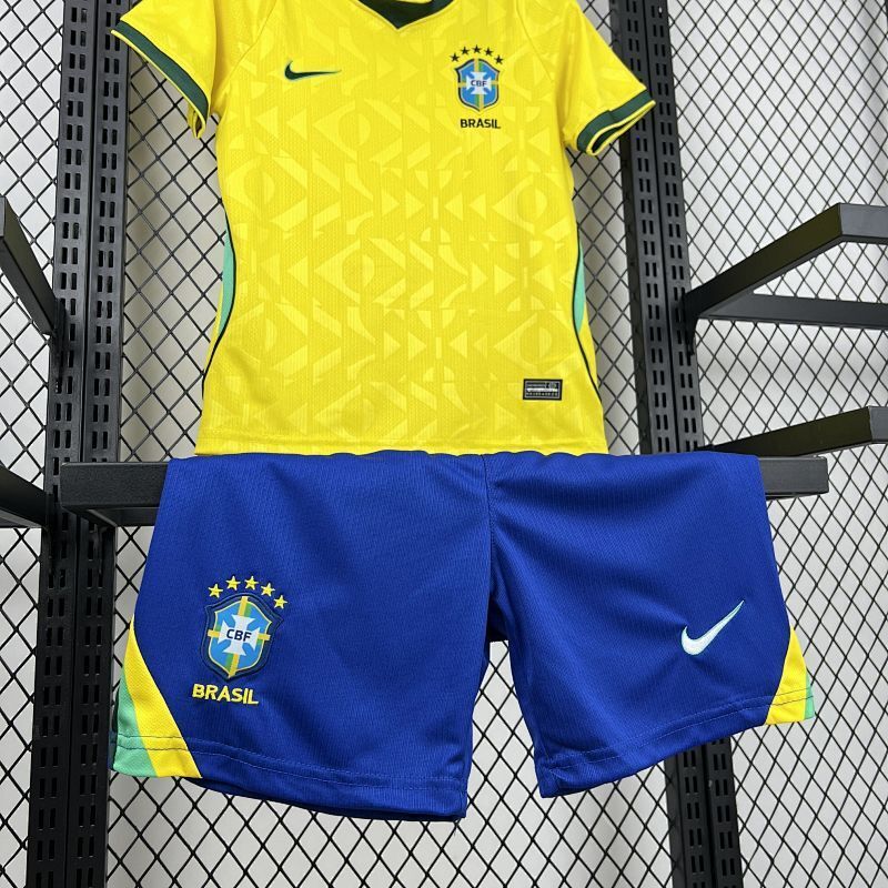 Maillot Brésil Domicile Enfant Coupe du Monde 2026